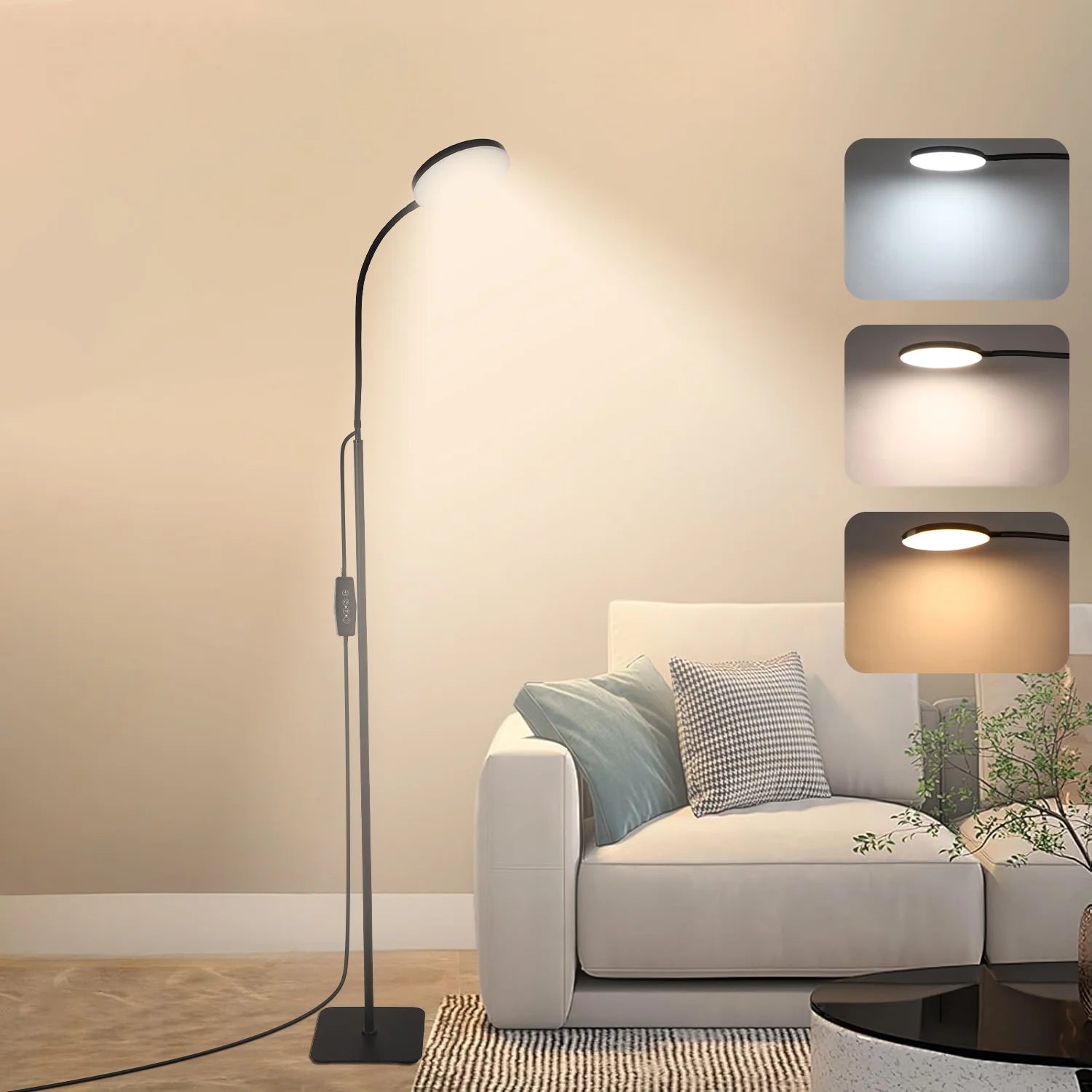 Circular LED Floor Lamp