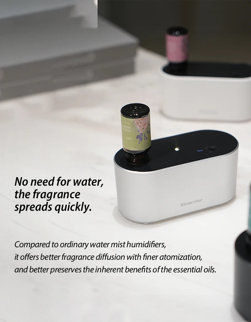 Premium Portable Waterless Aroma Diffuser Compact Essential Oil