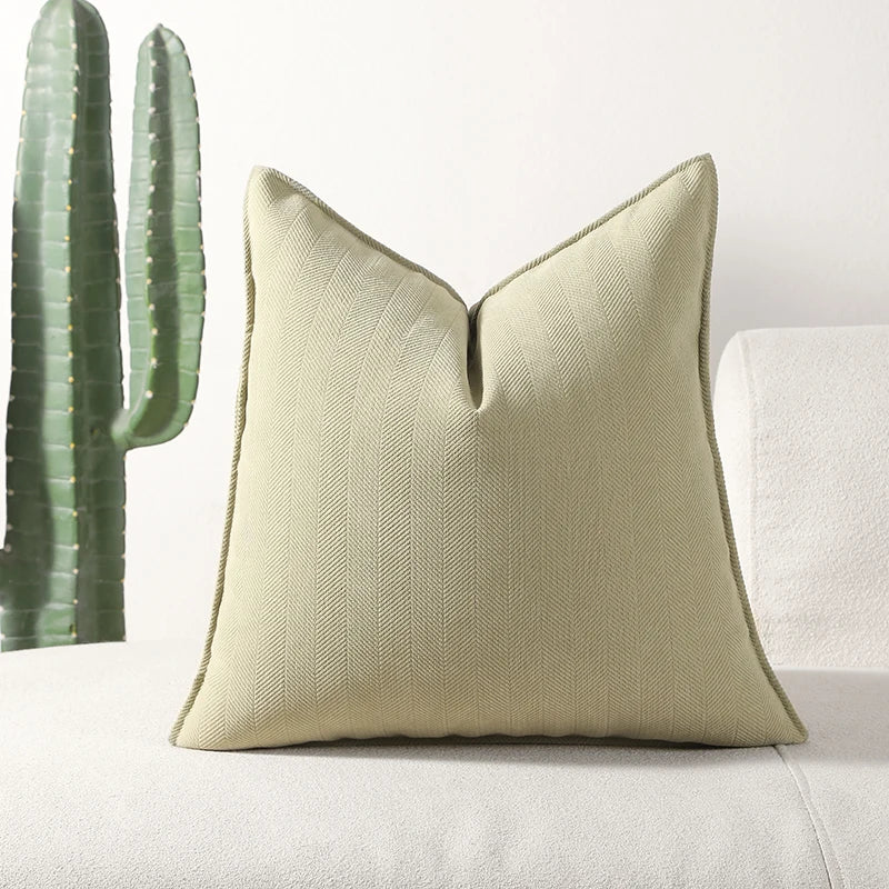 MACT Decorative Pillow Covers Soft Chenille Couch Throw Pillow