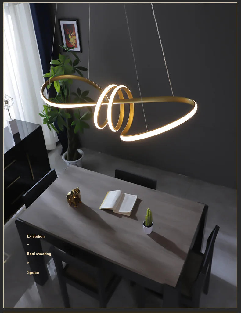 Modern Linear Island Pendant Light