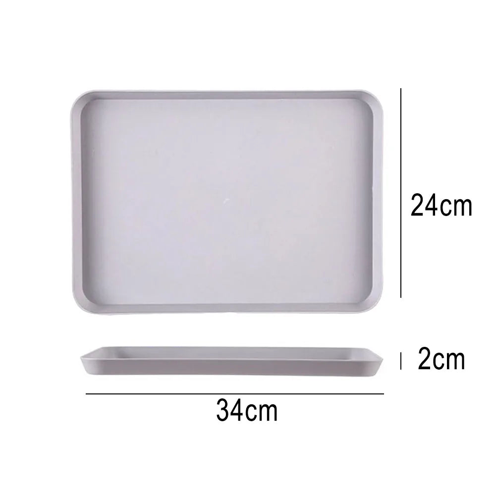 Rectangular Serving Tray Square Tray Anti Slip Scratch Resistant