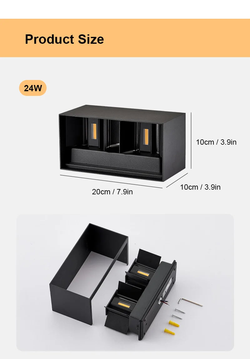 Aluminum Waterproof LED Outdoor Wall Light