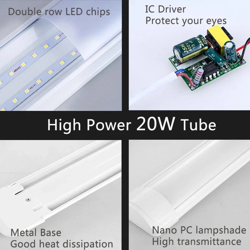 LED Tube Mirror Vanity Light