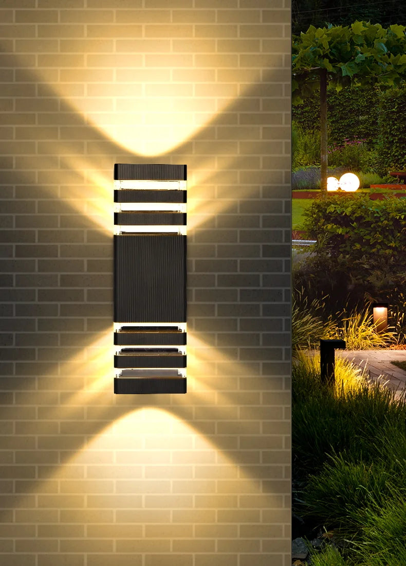 E27 Outdoor Up And Down Wall Sconce