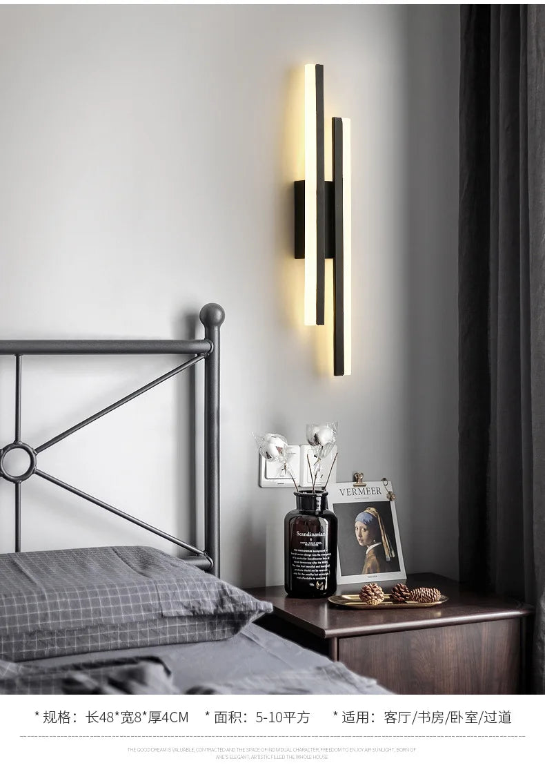 Copper Line Acrylic Wall Sconce