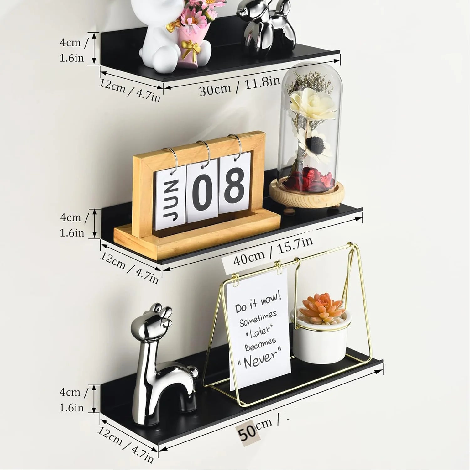Metal Picture Ledge Wall Shelf