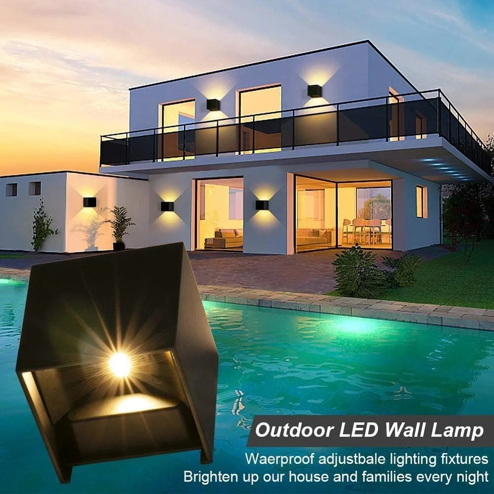 Slim LED Outdoor Wall Light