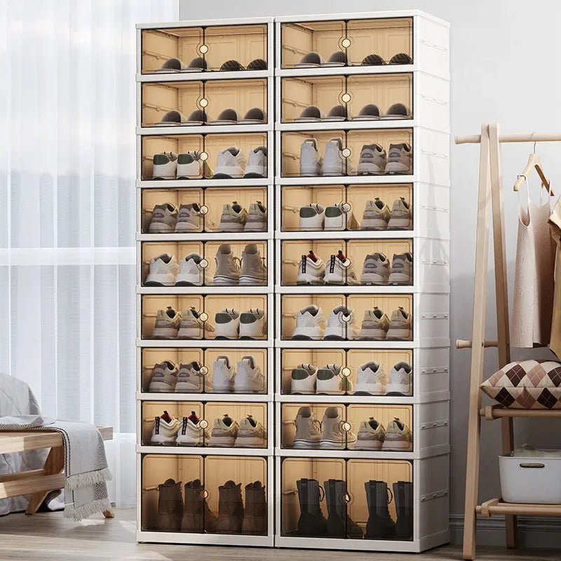 Foldable Transparent Shoe Storage Box