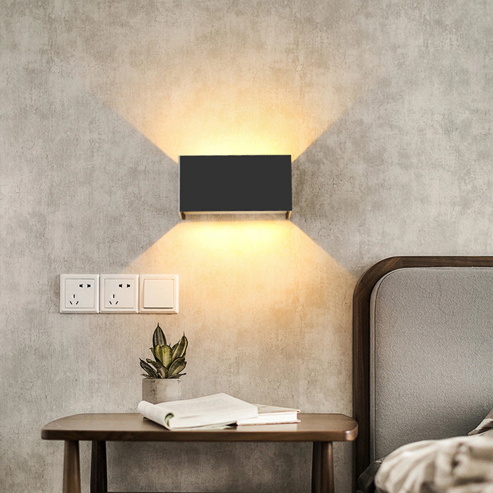 Nordic modern wall light 12W 24W IP65 waterproof LED lamps indoor