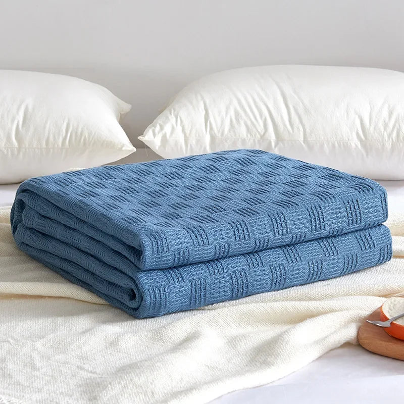 Cotton Gauze Knit Blanket