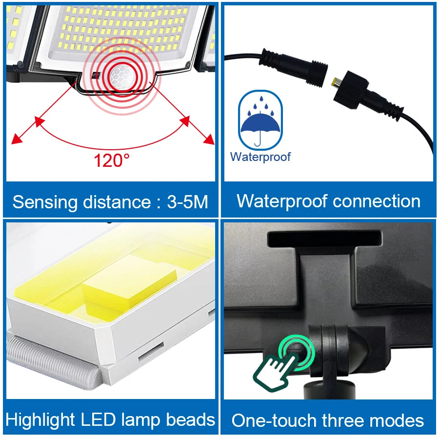 238 LED Solar Motion Sensor Light