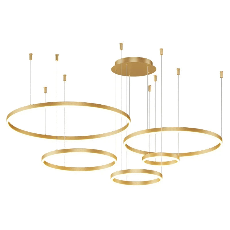 Modern Circular Ring LED Chandelier