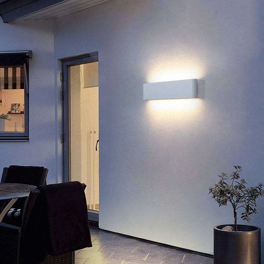 LED Outdoor Waterproof IP65 Wall Light Porch Garden Wall Lamp & Indoor