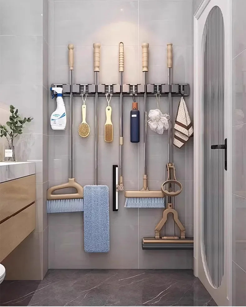 Wall Mounted Mop and Broom Holder