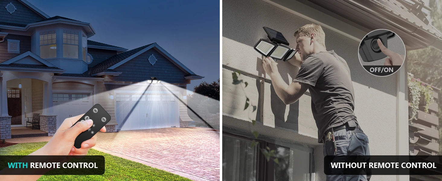 3-Head Solar Motion Security Light
