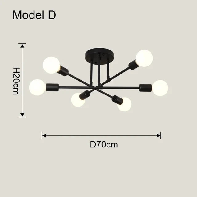 Nordic Minimalist LED Pendant Chandelier