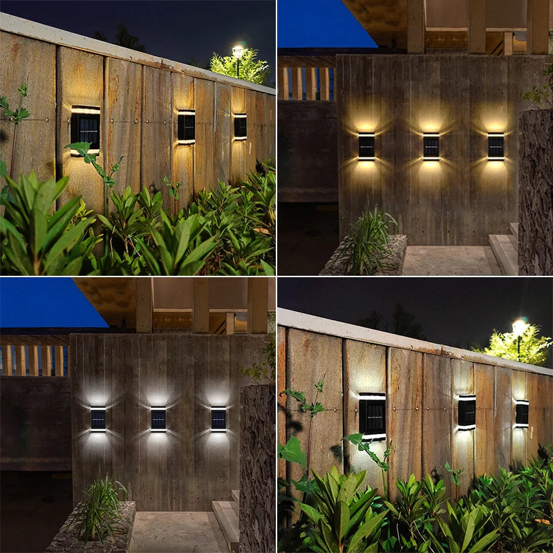 6 LED Solar Wall Washer Light