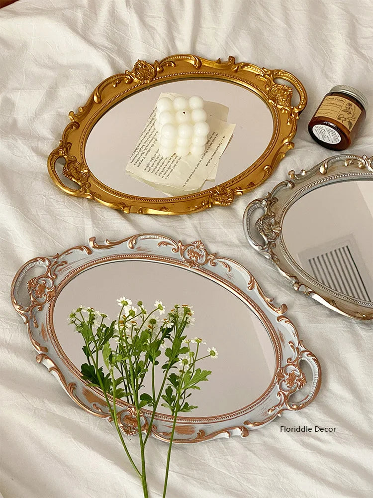 European Oval Decorative Tray