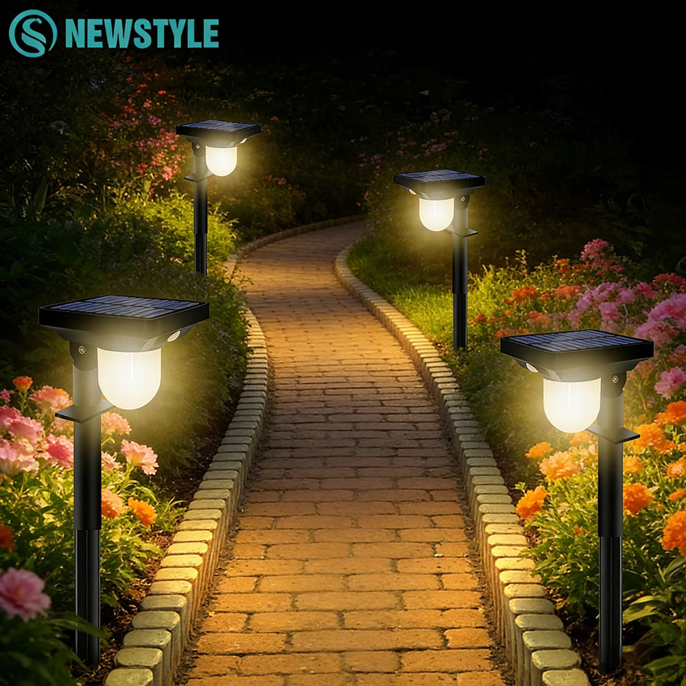 Solar Motion Sensor Pathway Lights
