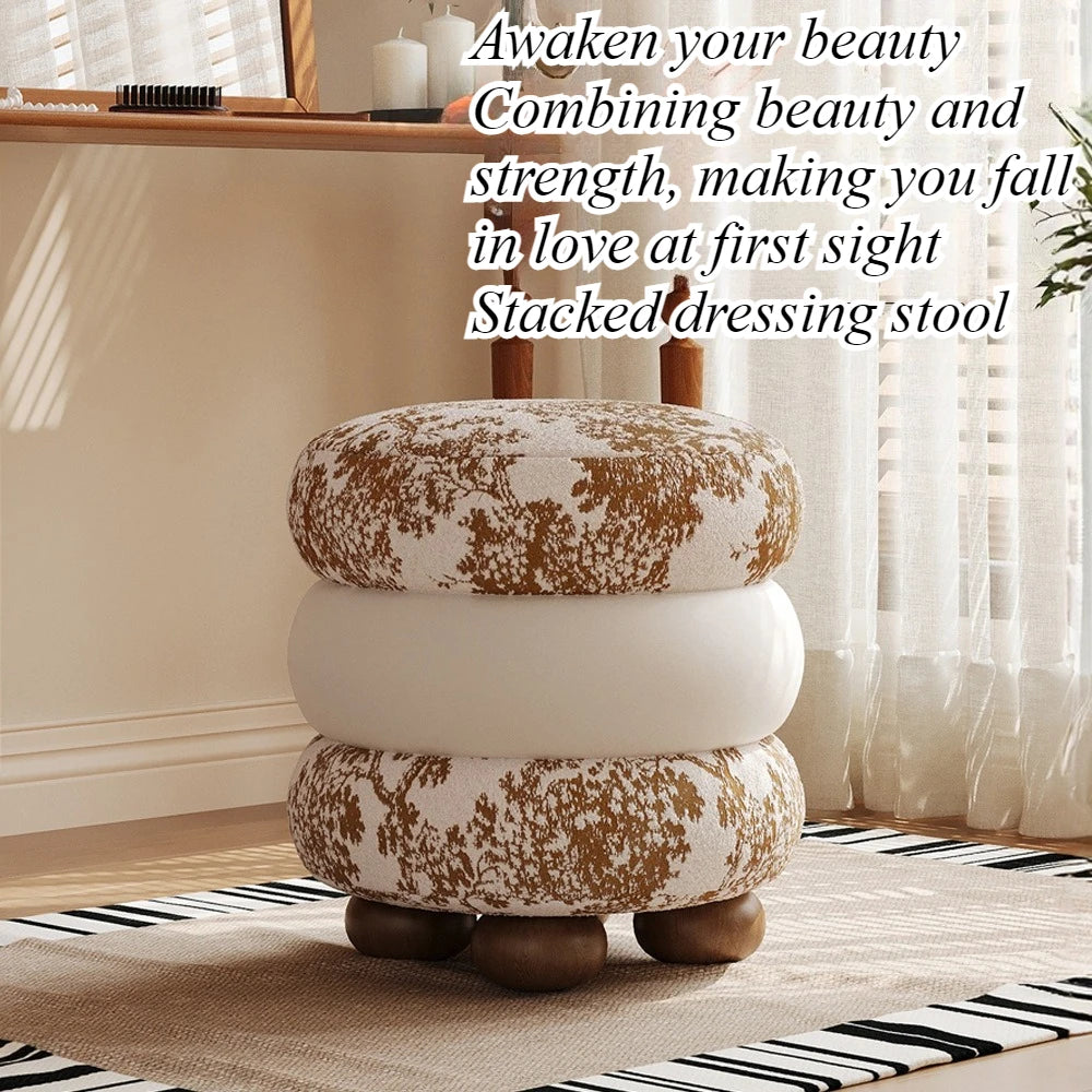 Light Luxury Round Dressing Stool