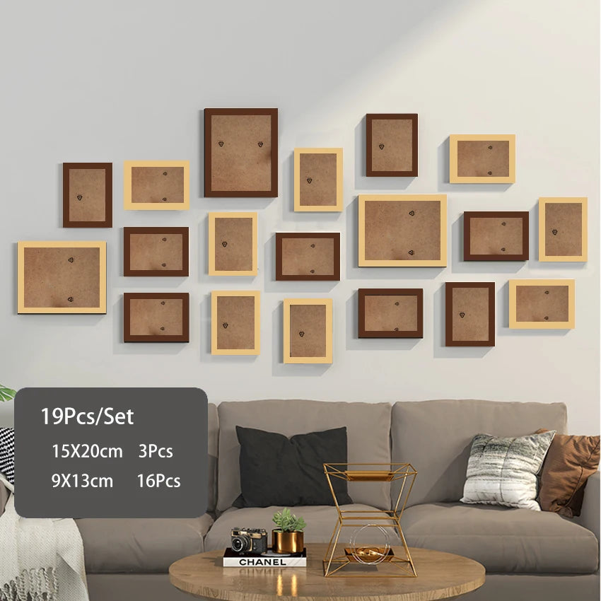 Wooden Photo Frame Set