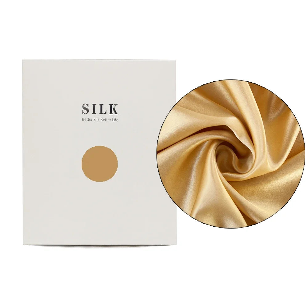 100% Natural Mulberry Silk Pillowcase with Hidden Zipper Double Sided