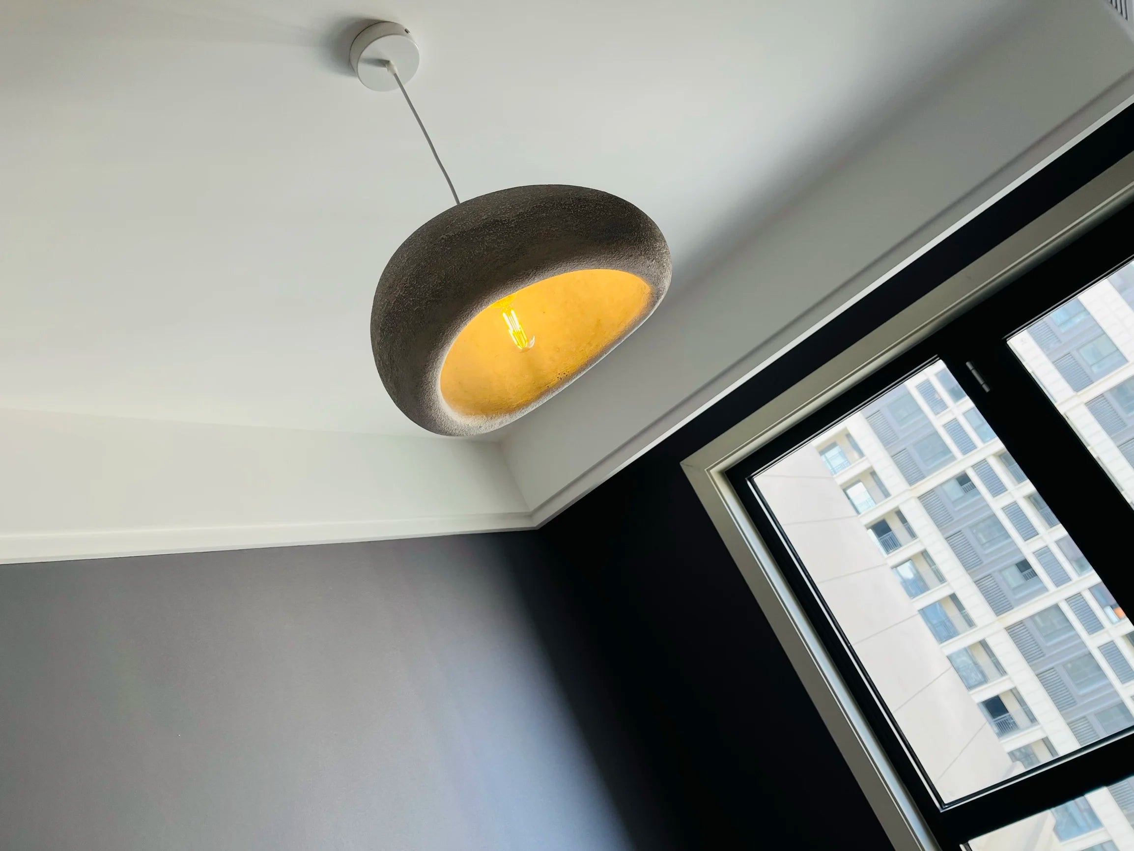 Wabi Sabi Oversized Dome Pendant