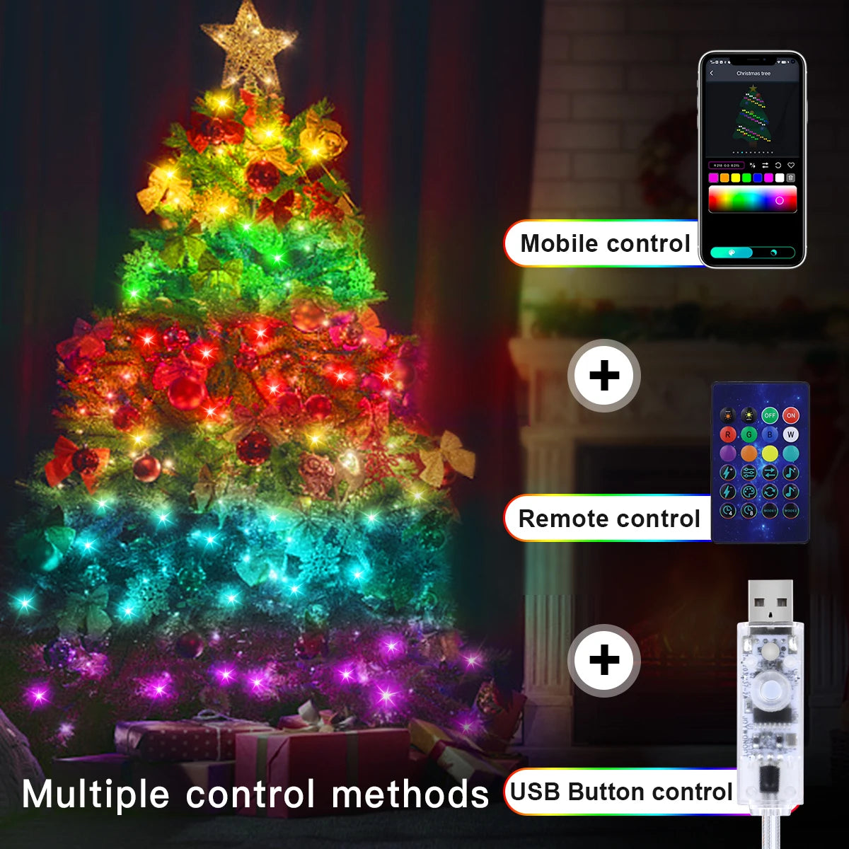 Bluetooth RGBIC Dreamcolor Fairy Lights