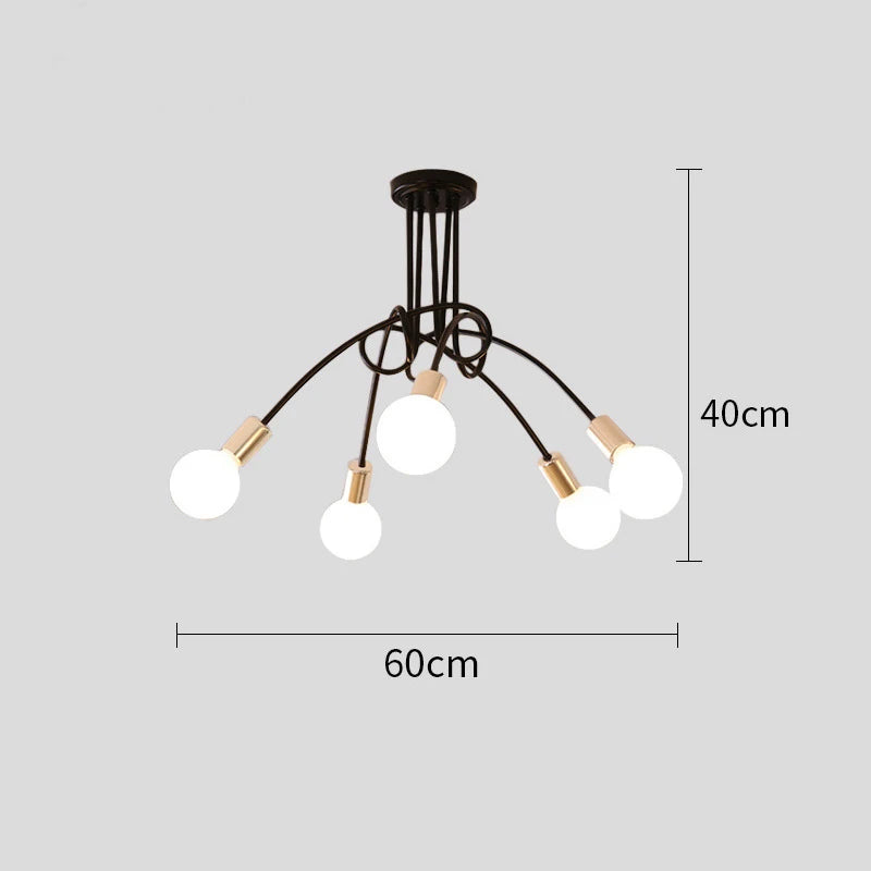 E27 Ceiling Chandelier for Dining Rooms