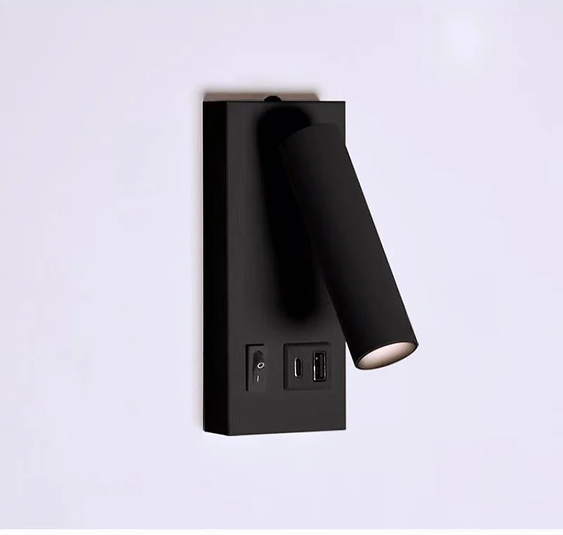 Rotating Type C Reading Wall Light