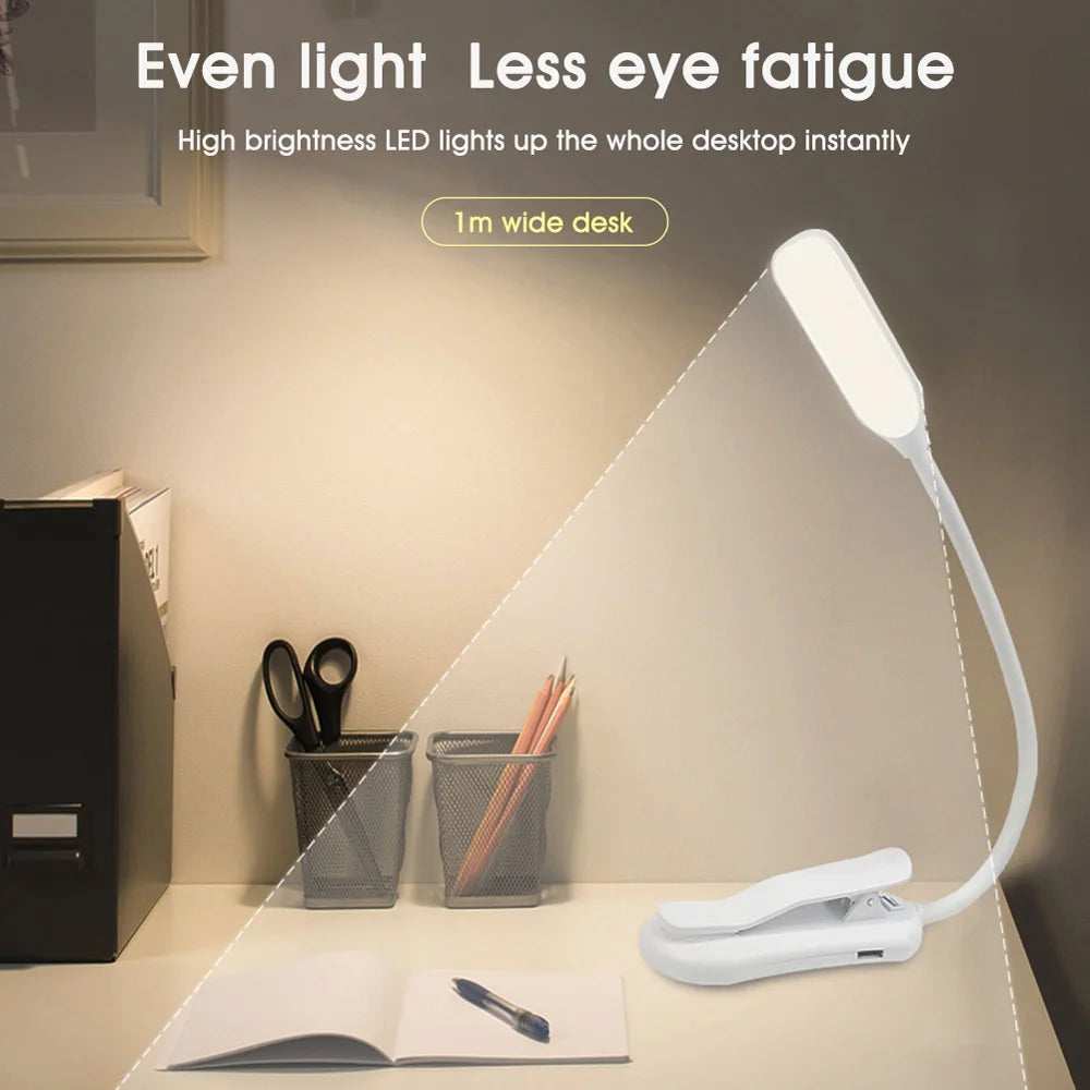 Rechargeable Clip On Book Light
