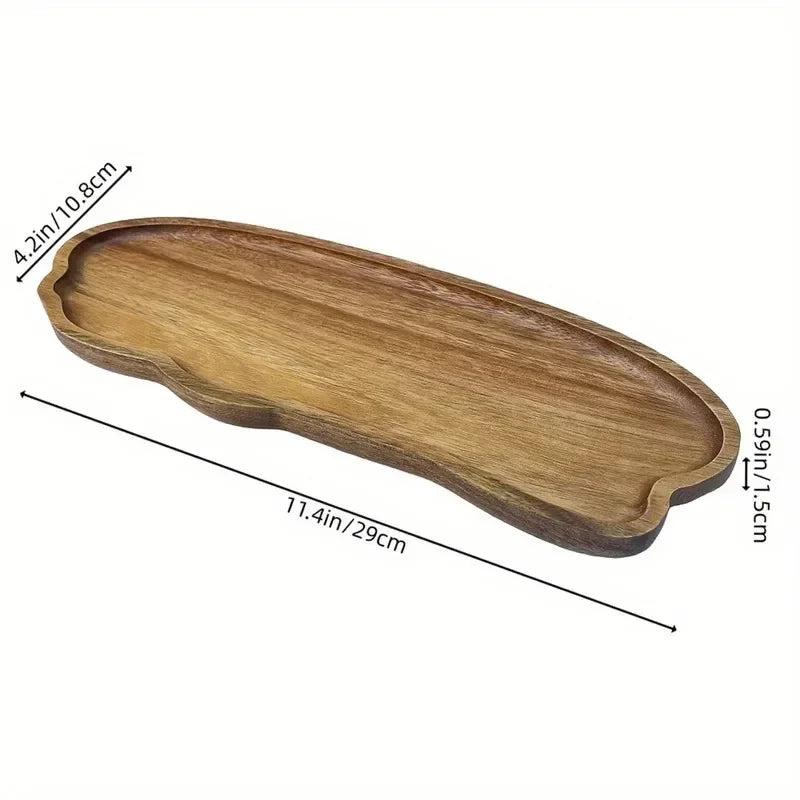 Japanese Acacia Wood Serving Tray