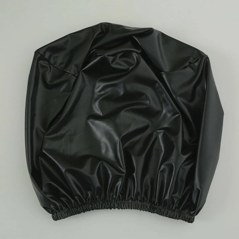 Stretch PU Leather Ottoman Cover