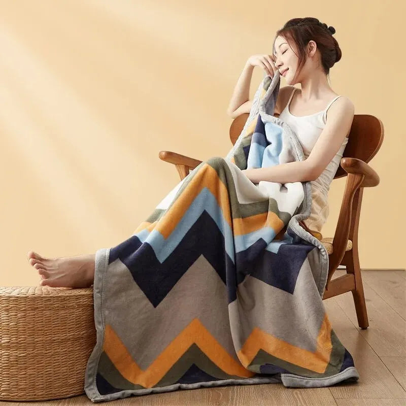 Extra Soft Flannel Throw Blanket