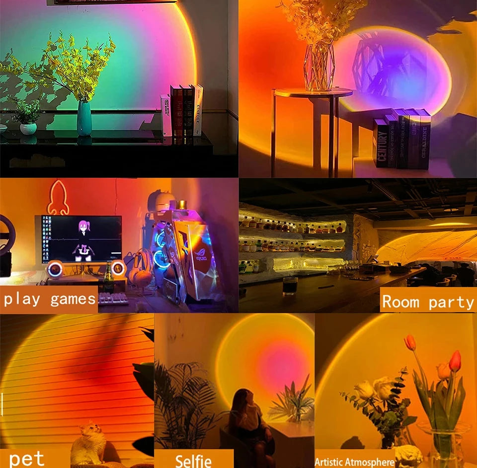 Sunset Bluetooth Rainbow Projector