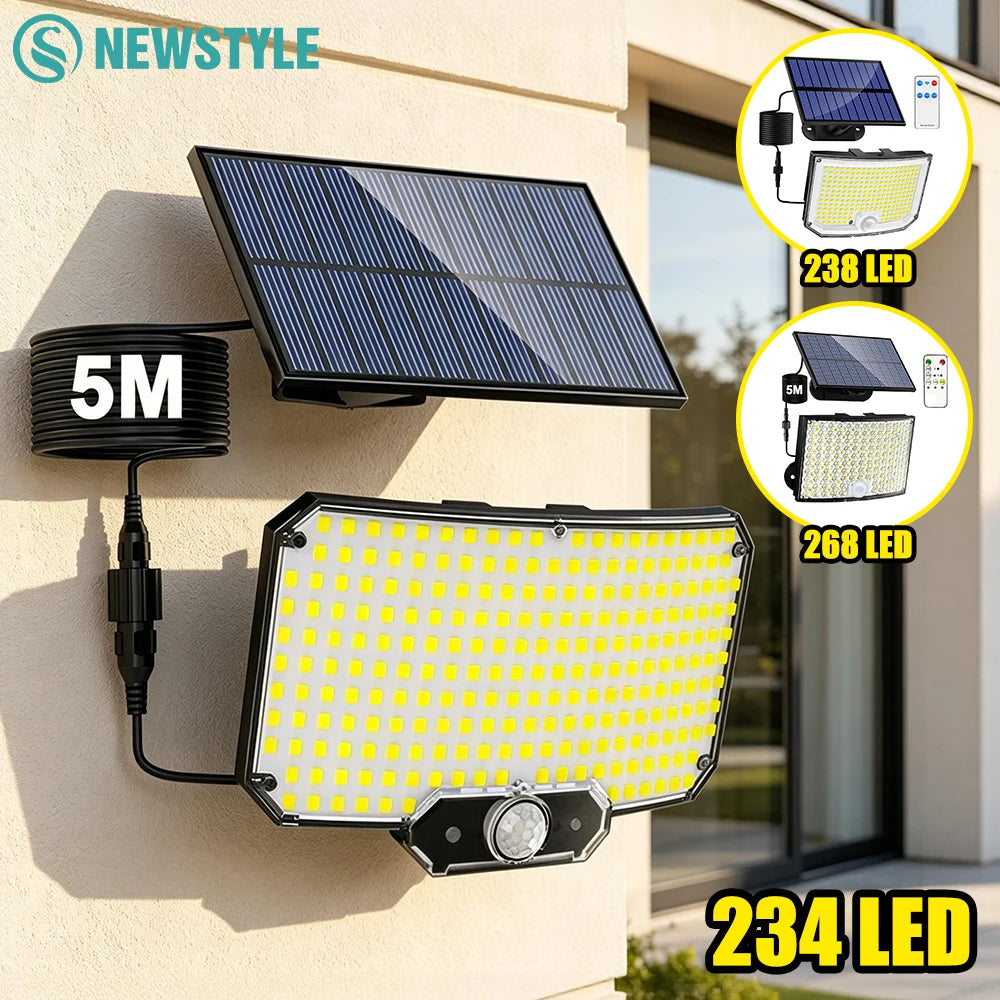 Solar Motion Sensor Flood Light