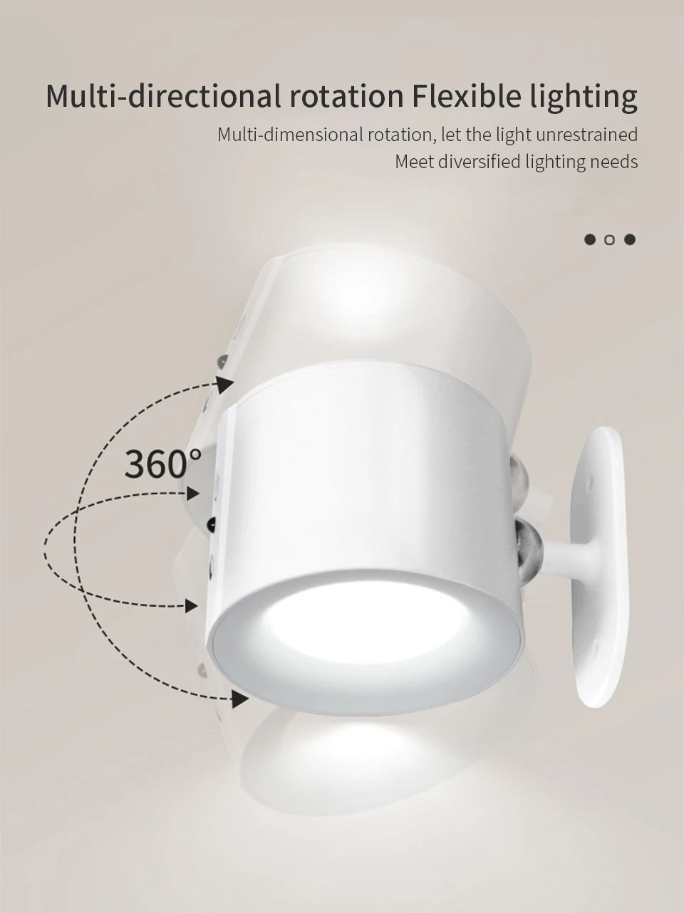 Mini Magnetic Dual Head Wall Light