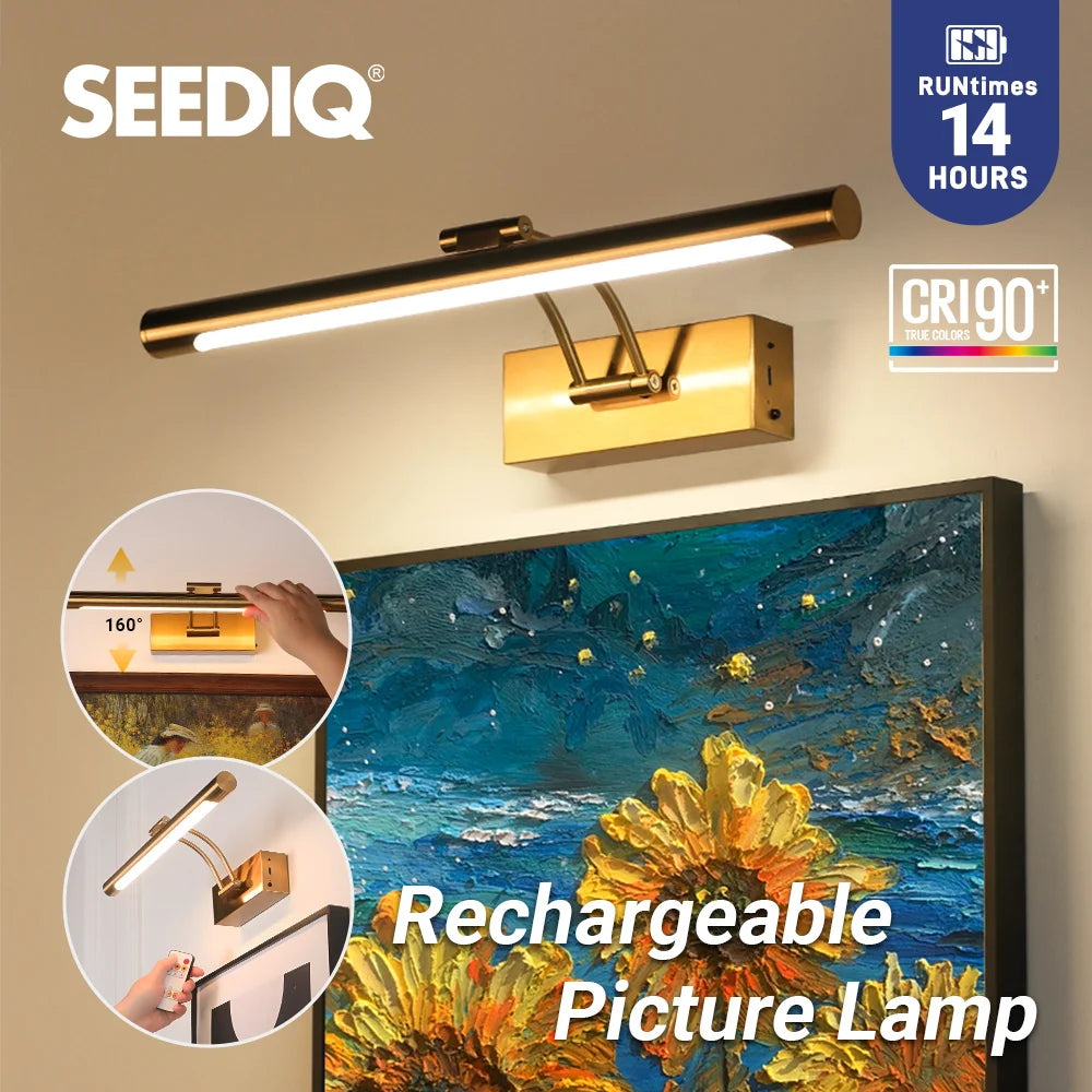Rechargeable Picture Light with Remote