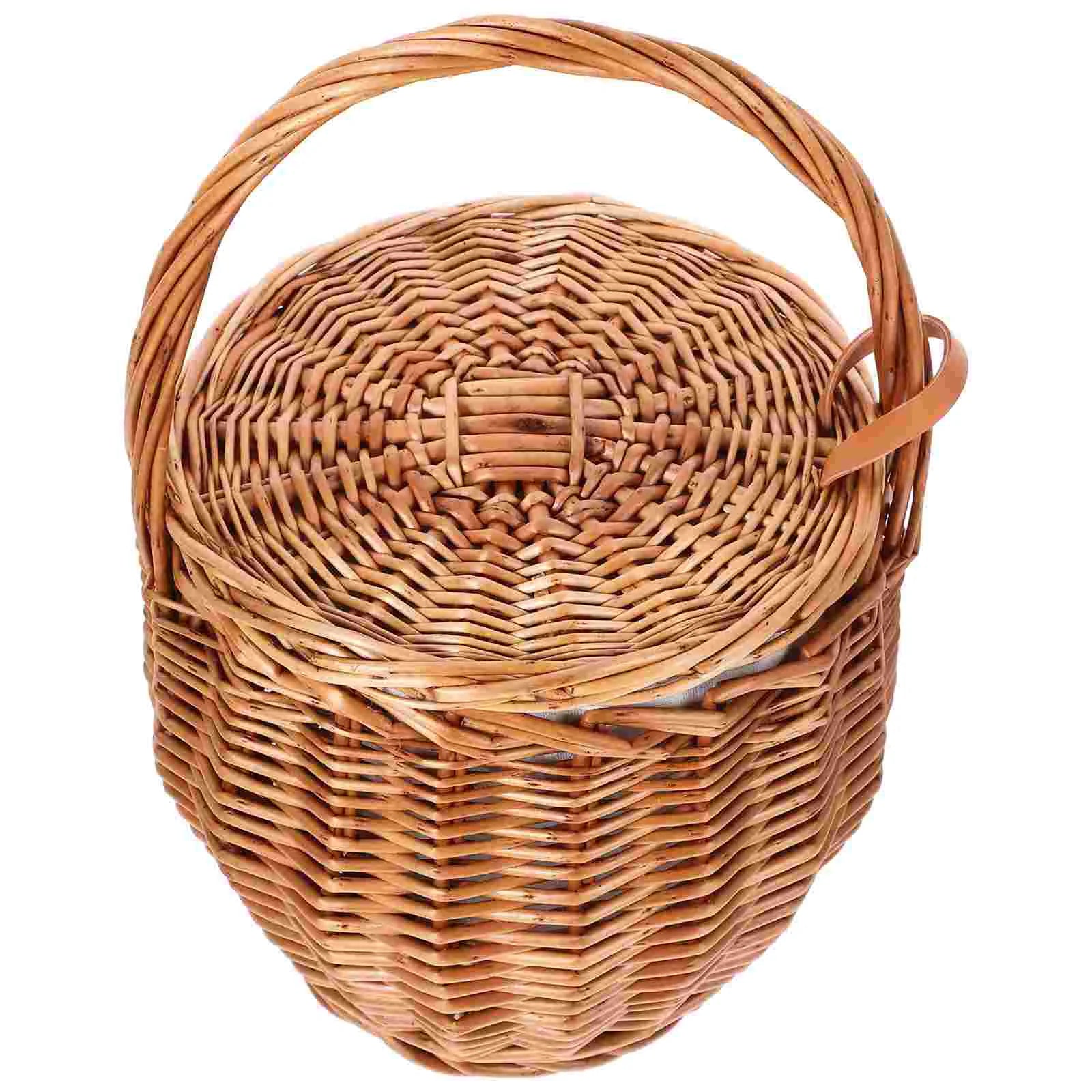 Handwoven Wicker Storage Basket