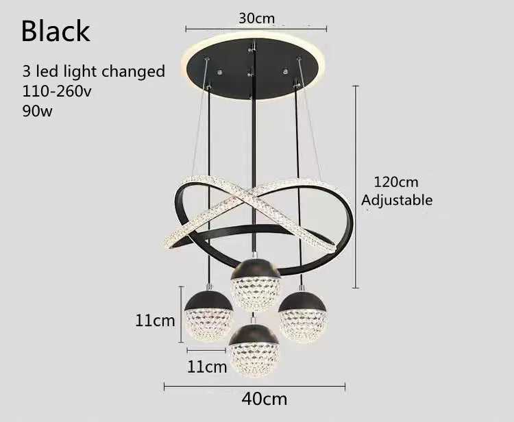 Modern Dining Room LED Chandelier