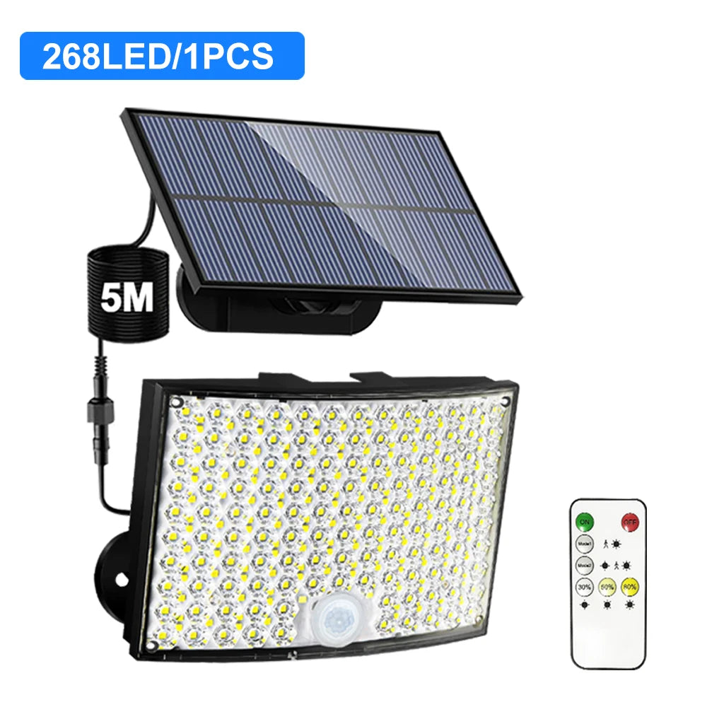 Solar Motion Sensor Flood Light