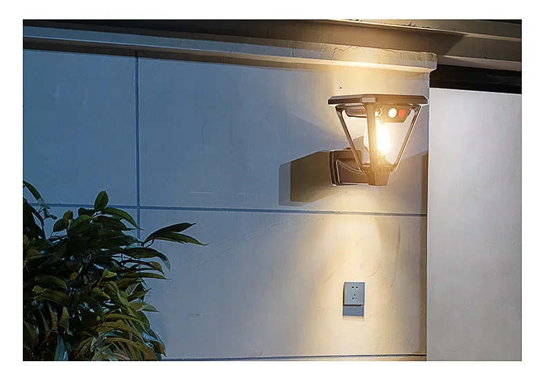 Solar Motion Sensor Wall Light