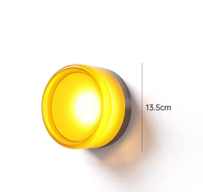 Round Acrylic LED Wall Sconce