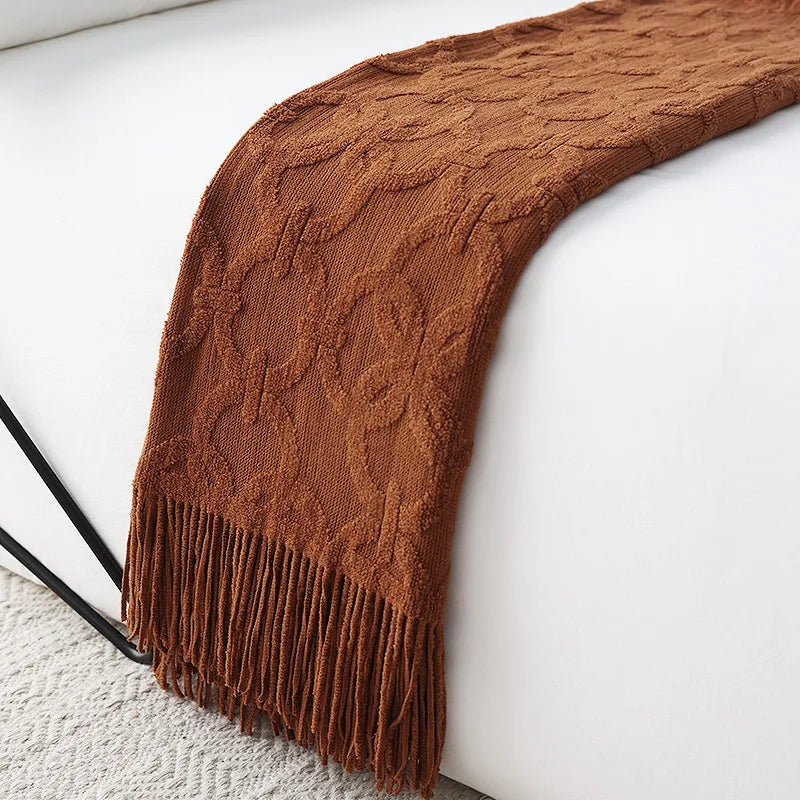 Knit Bed Runner Throw