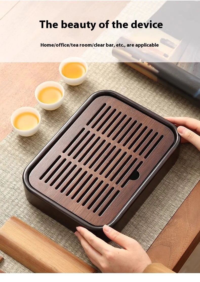 Bamboo Draining Tea Tray