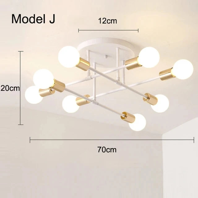 Nordic Minimalist LED Pendant Chandelier