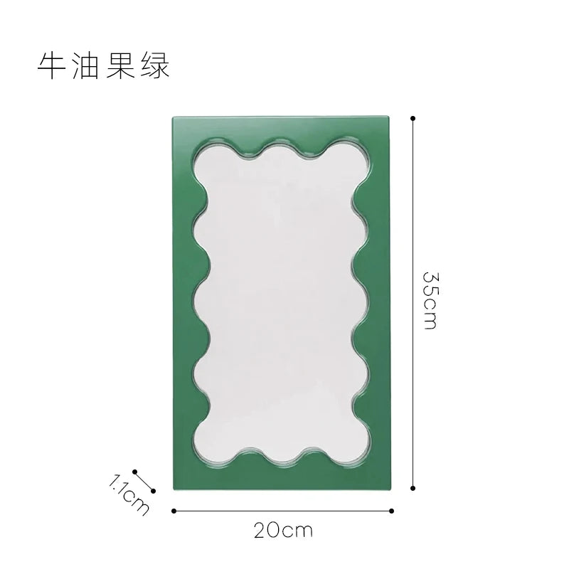 Rectangular Solid Wood Wall Mirror