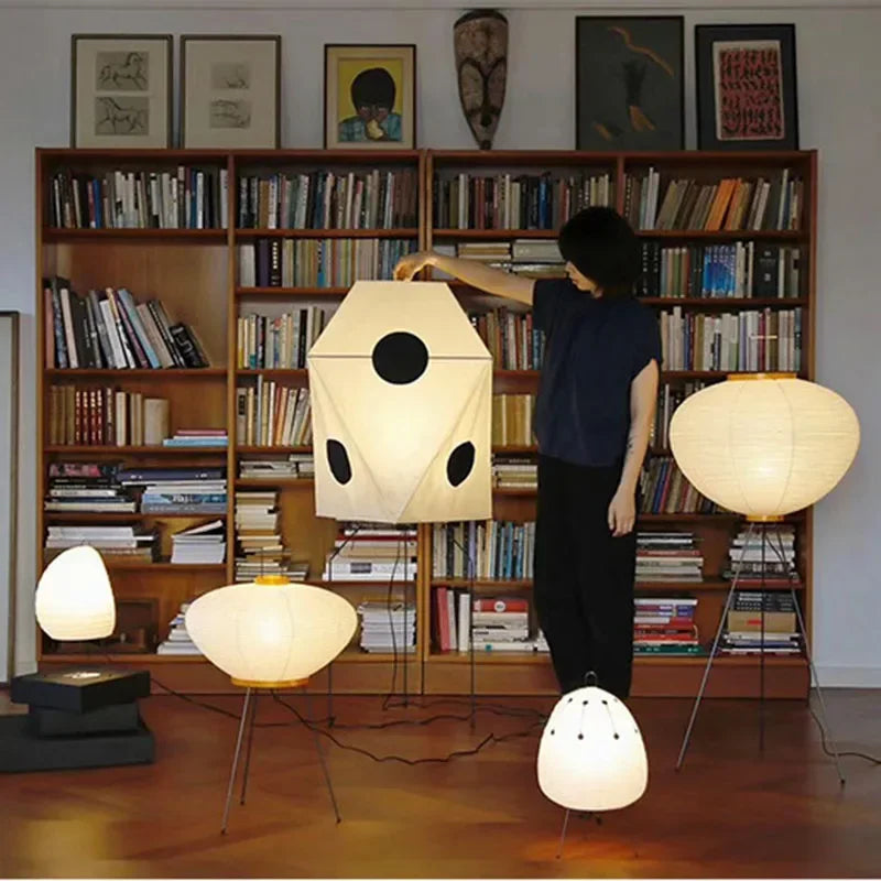 Japanese Akari Rice Paper Floor Lamp