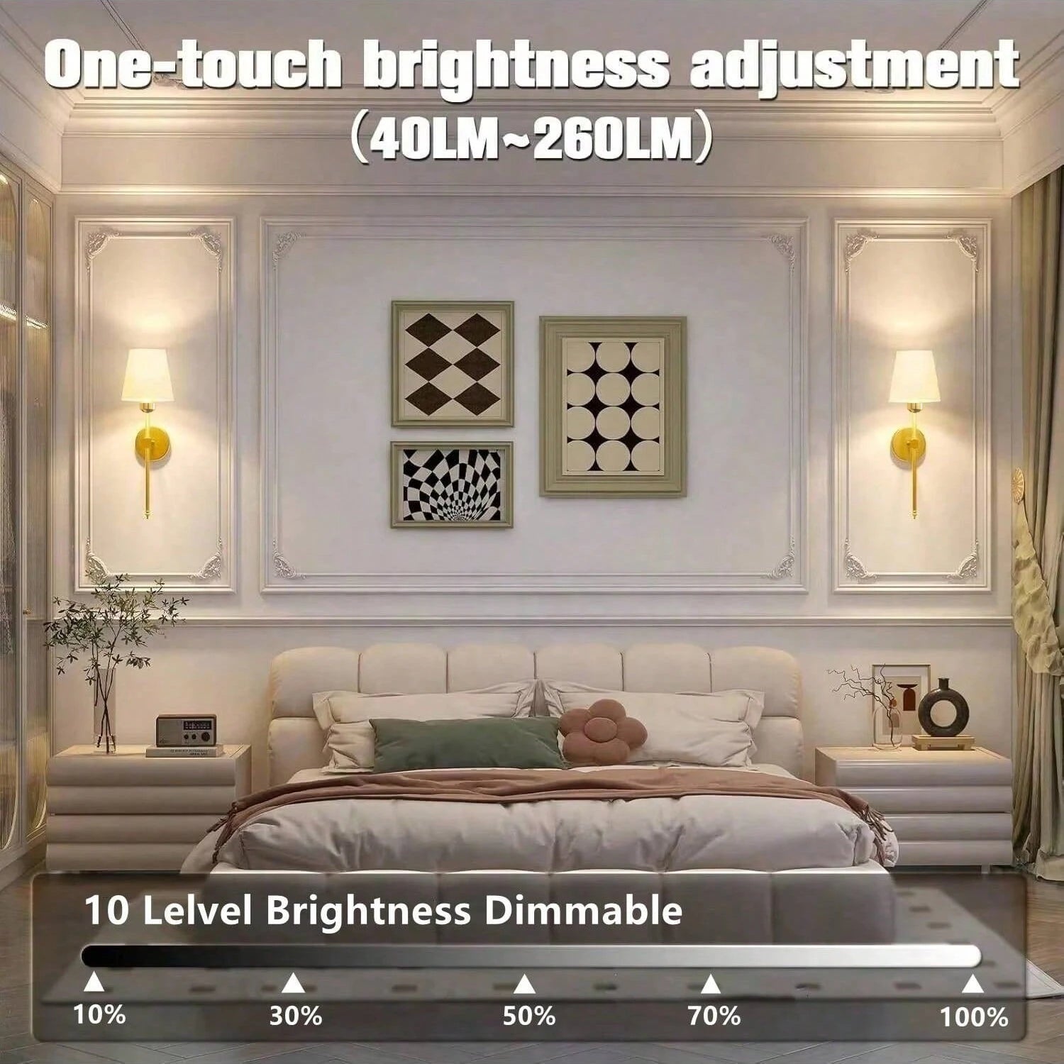 Wireless 10 Color Wall Lamp