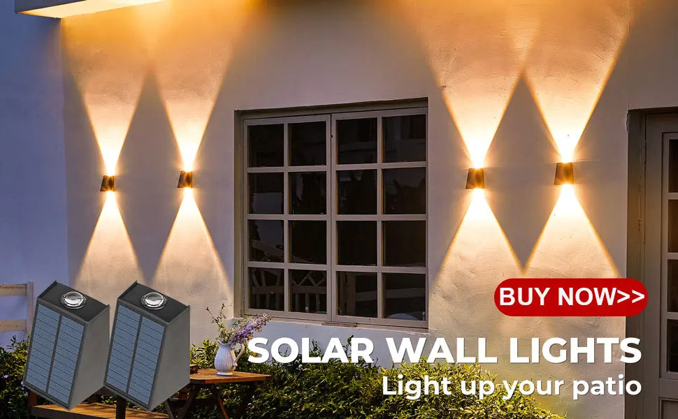 Up & Down Solar Wall Light